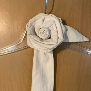 Cream Ribbon belt by Anthropologie